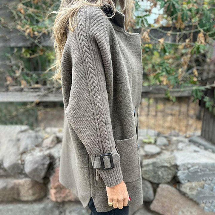 Vaesa™ | Double-Breasted Lapel Coat