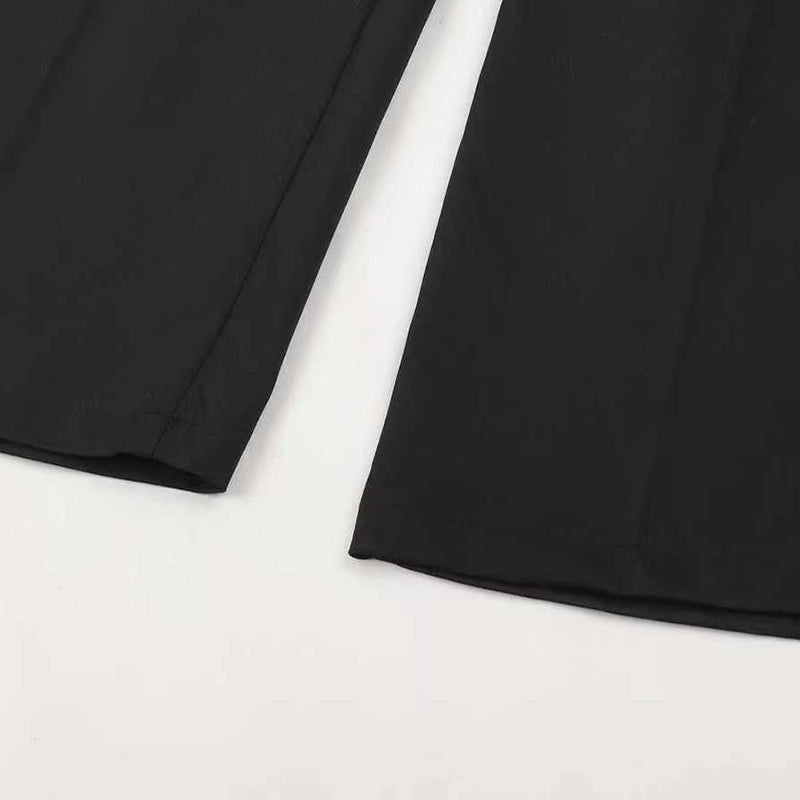 Danaro™ | High-Waisted Straight-Leg Trousers