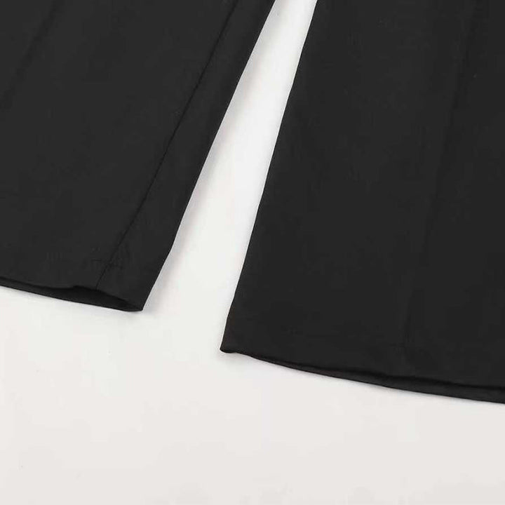 Danaro™ | High-Waisted Straight-Leg Trousers