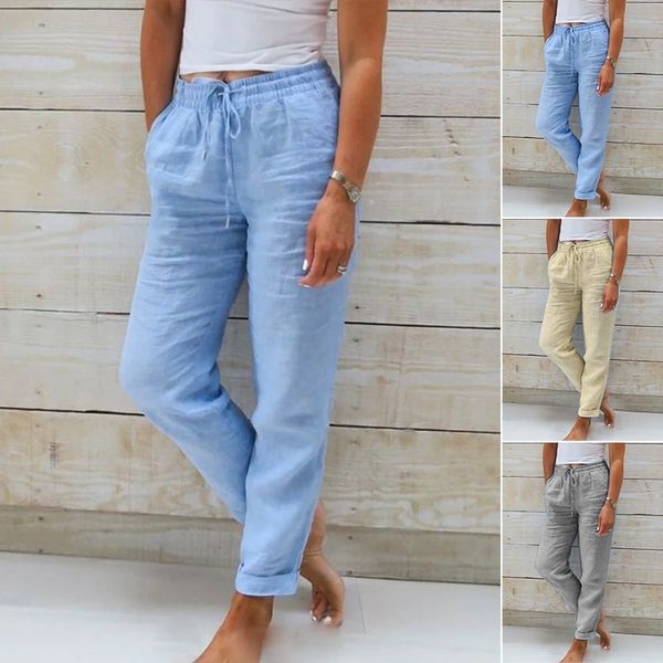 Nerissa™ | Cotton-Linen Wide-Leg Pants