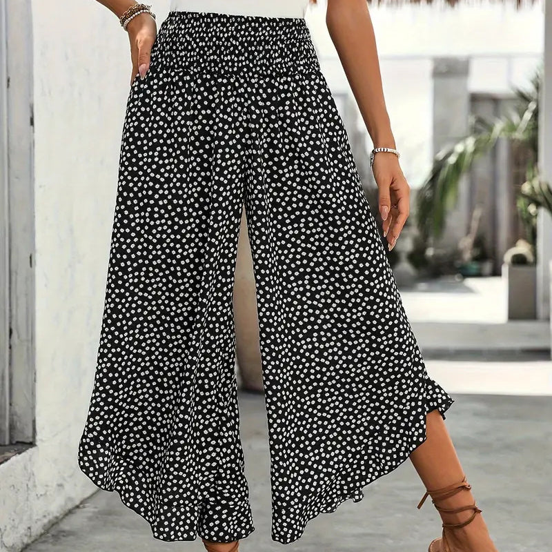 Adeline™ | Flowy High-Waist Wide-Leg Pants
