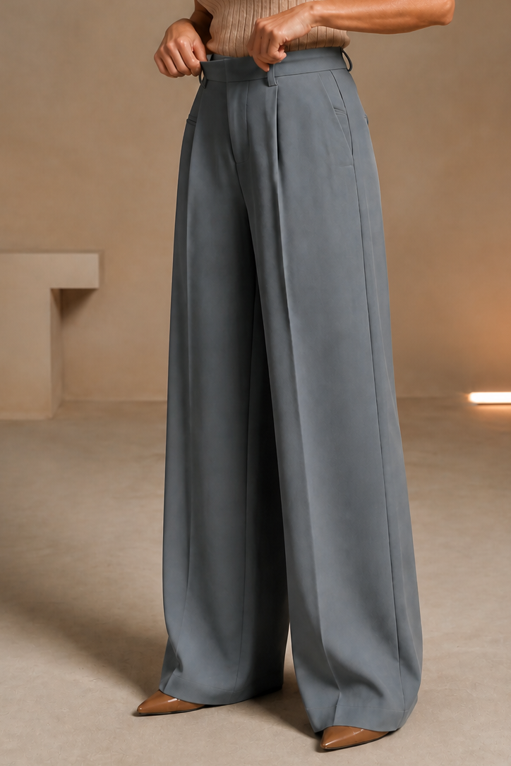 Rosamund™ | High-Waisted Wide-Leg Trousers
