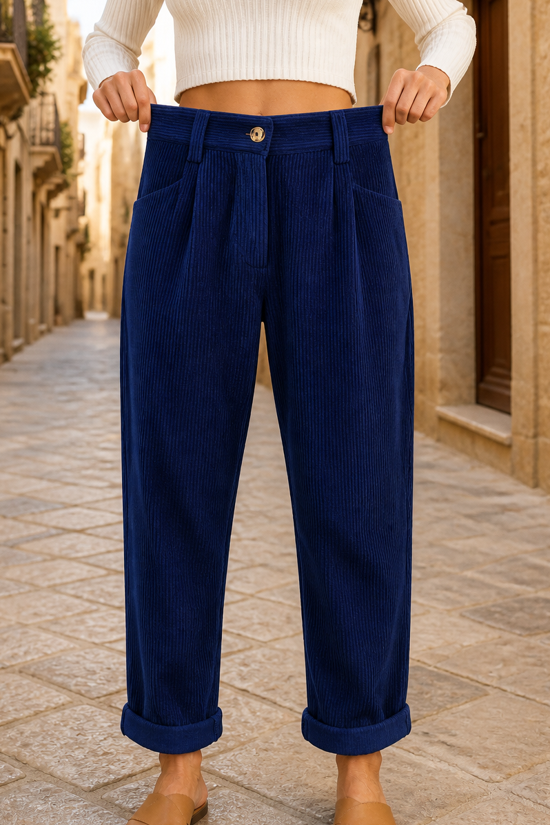 Linelle™ | Pleated Wide-Leg Trousers