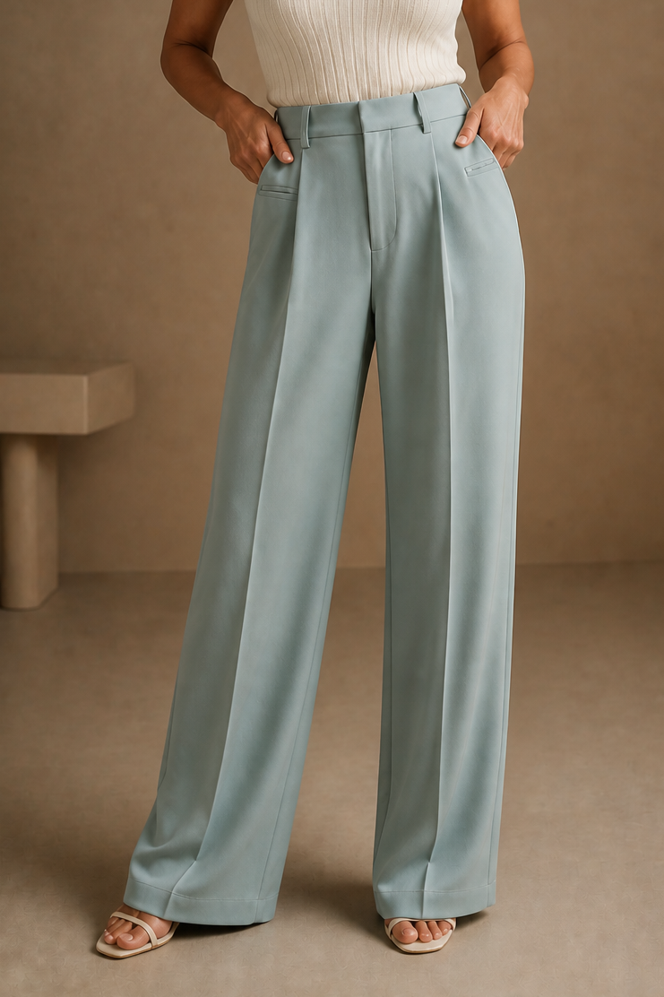 Rosamund™ | High-Waisted Wide-Leg Trousers