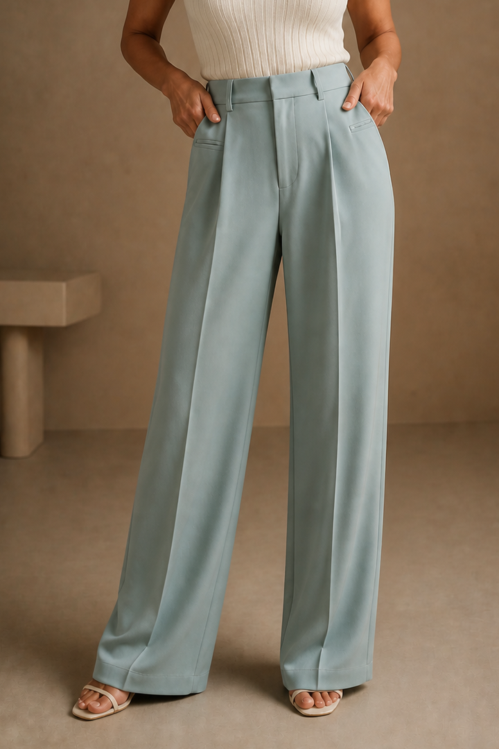 Rosamund™ | High-Waisted Wide-Leg Trousers