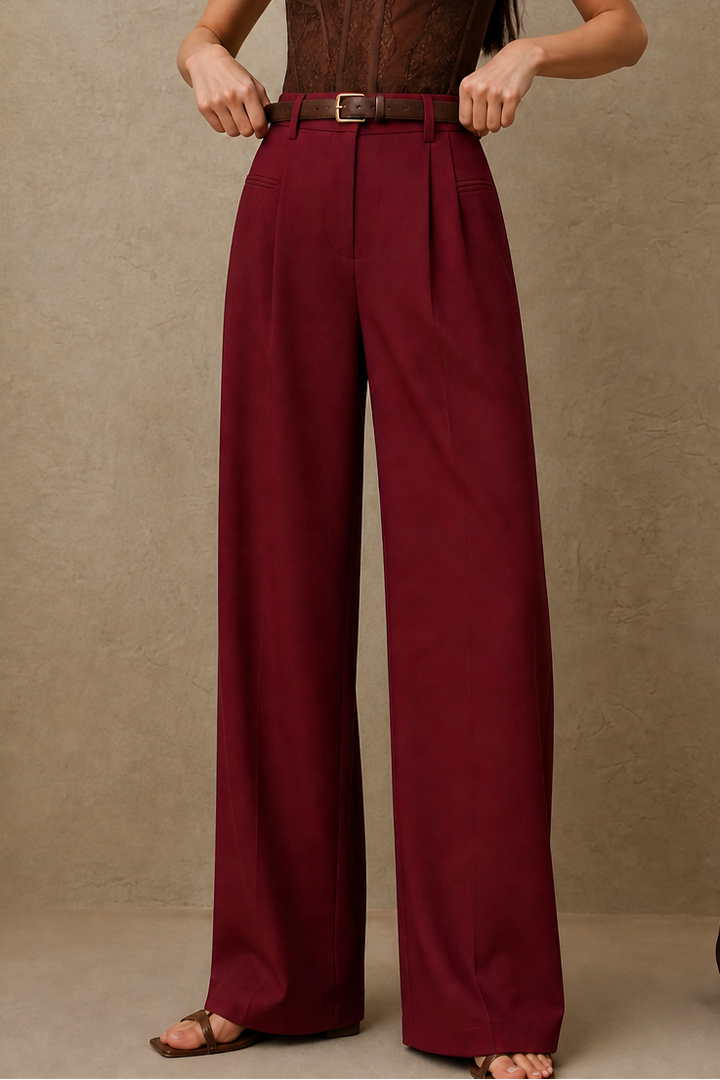 Rosamund™ | High-Waisted Wide-Leg Trousers