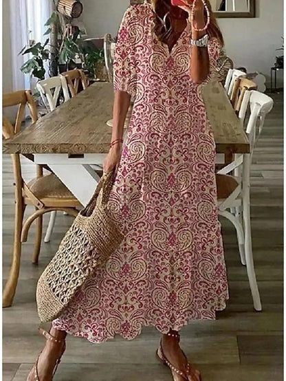 Dianna | Boho Tummy Coverage Dress