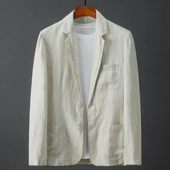 Aiden – Elegant Premium Linen Blazer