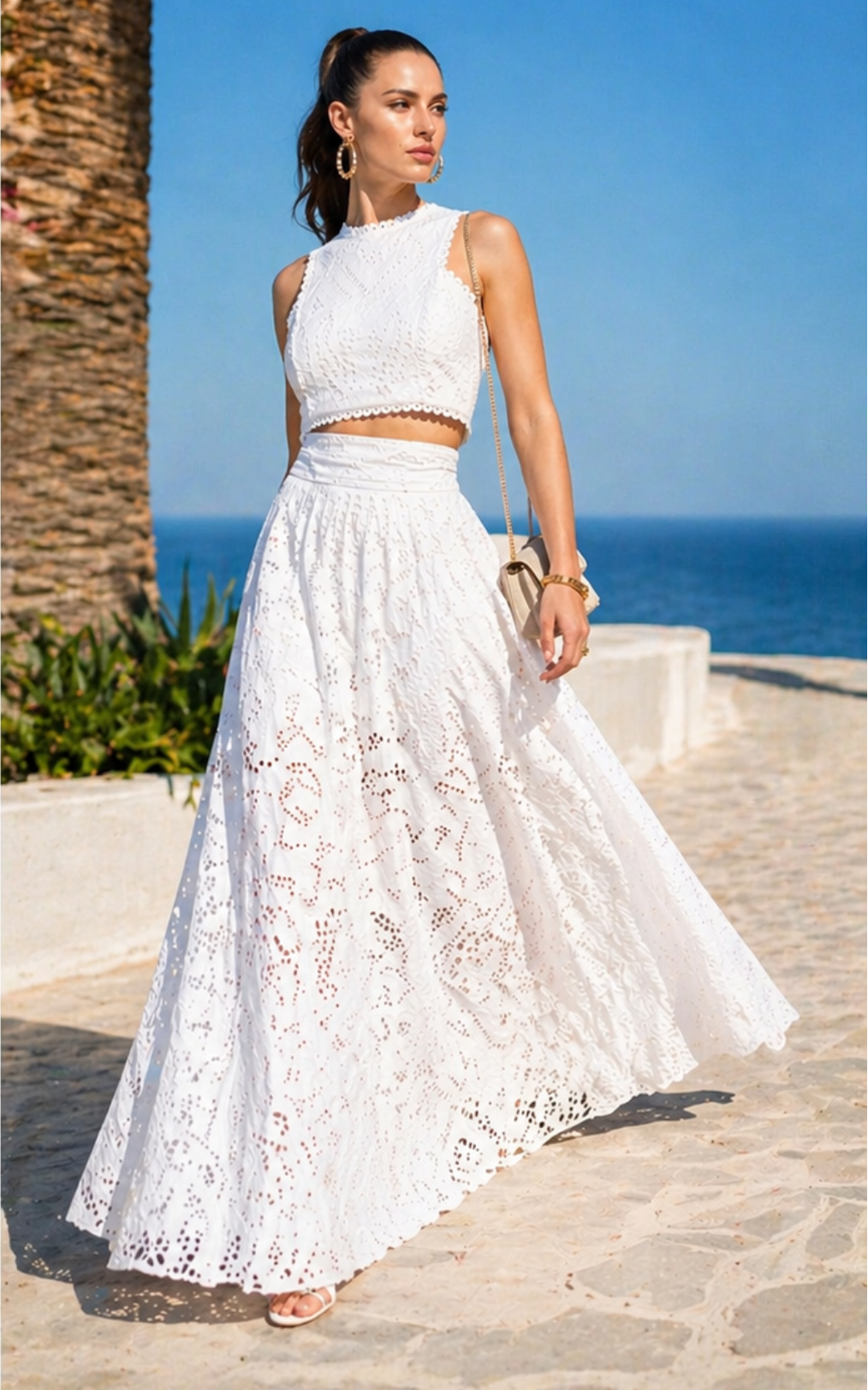 June - Maxi skirt / crop top
