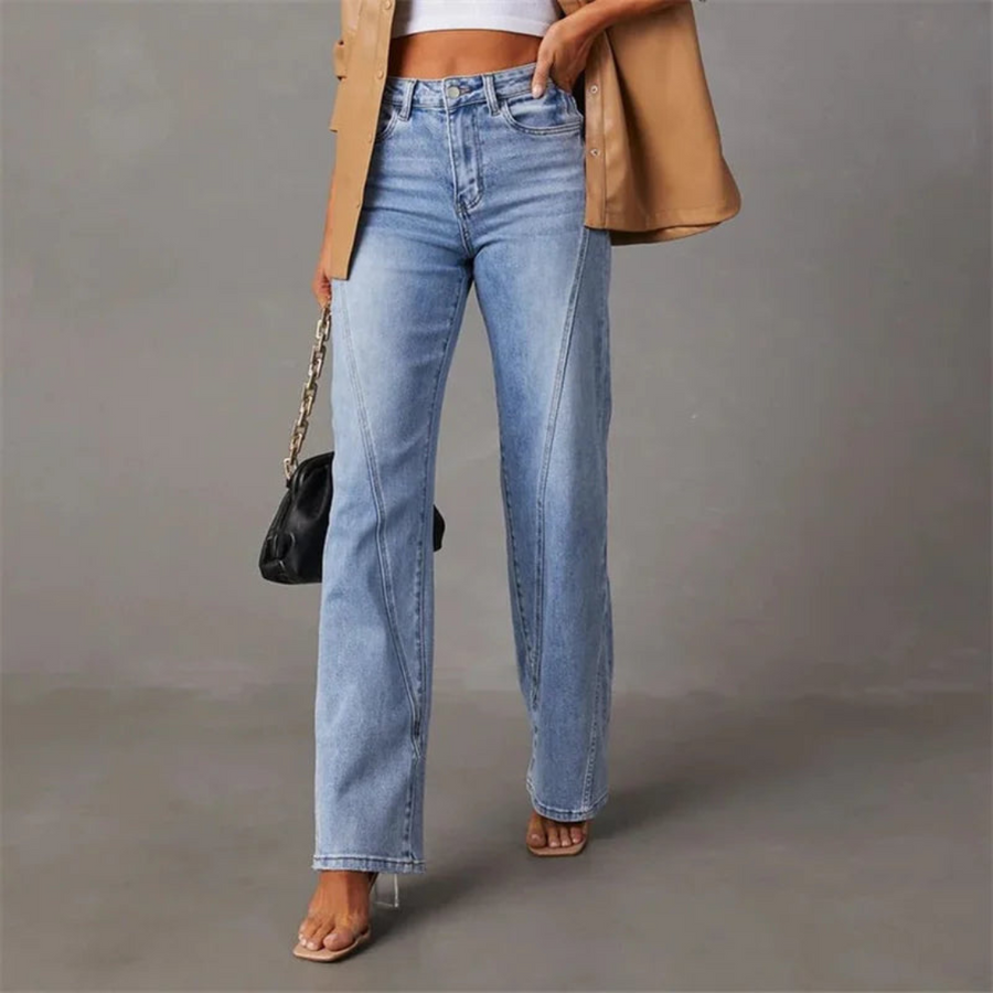 Nicole™ | Classic Straight-Leg Jeans