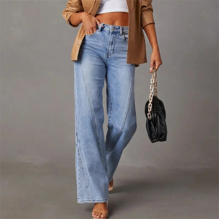 Nicole™ | Classic Straight-Leg Jeans