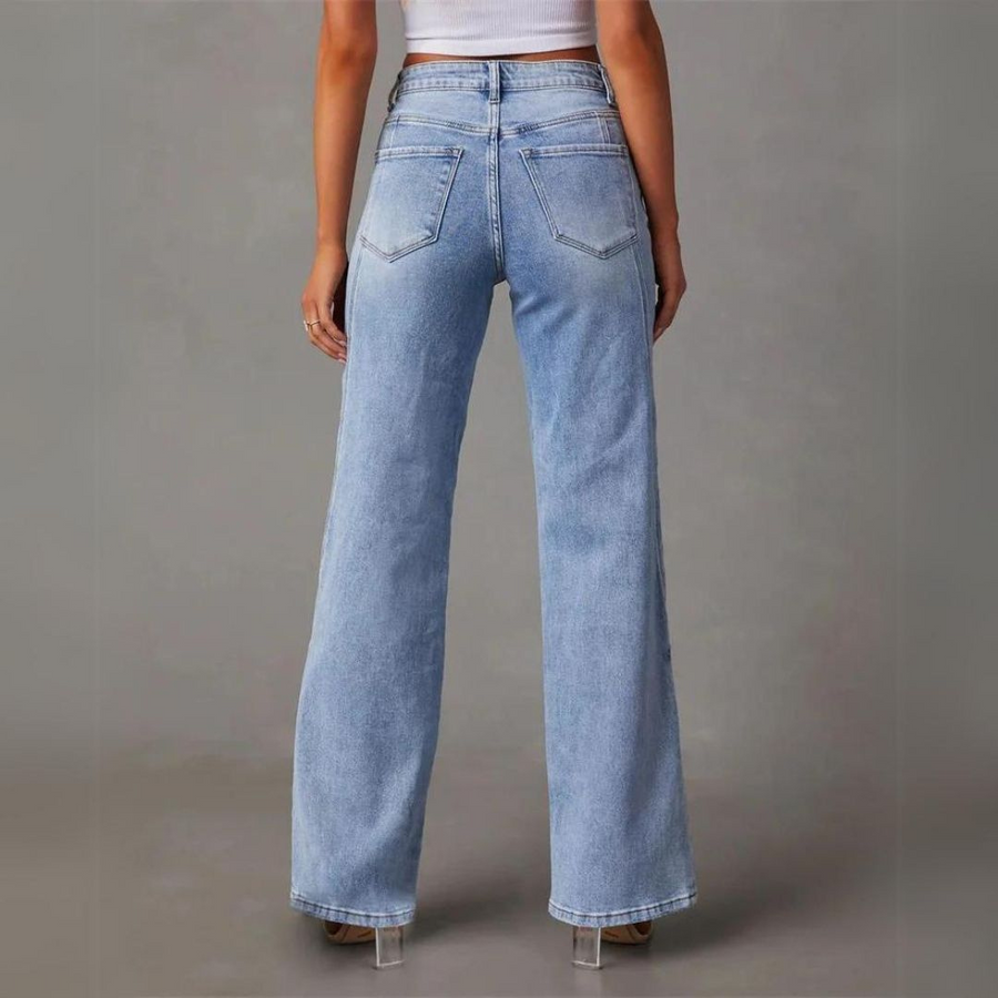 Nicole™ | Classic Straight-Leg Jeans