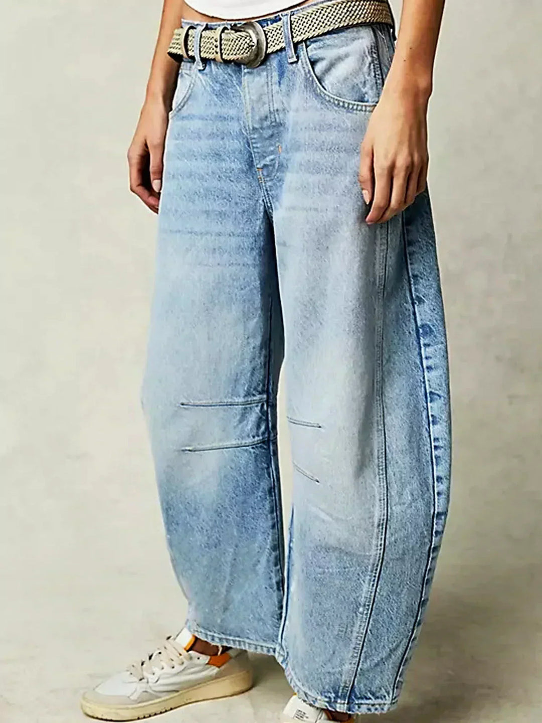 Olympia™ | Leopard Print Wide-Leg Jeans